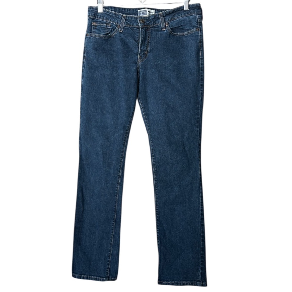 Levi’s signature mid-rise straight jeans 14